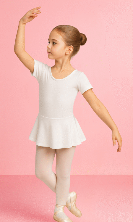 Yarım Kollu Etekli Mayo